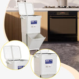 Sorting Trash Can Convenient Kitchen Garbage Can for Bathroom Indoor Bedroom 45L