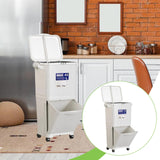 Sorting Trash Can Convenient Kitchen Garbage Can for Bathroom Indoor Bedroom 45L