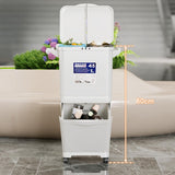 Sorting Trash Can Convenient Kitchen Garbage Can for Bathroom Indoor Bedroom 45L
