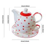 Maxbell Ceramic Tea Kettle Reusable Chinese Tea Pot for Restaurant Kitchen Household