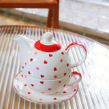 Maxbell Ceramic Tea Kettle Reusable Chinese Tea Pot for Restaurant Kitchen Household