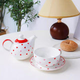 Maxbell Ceramic Tea Kettle Reusable Chinese Tea Pot for Restaurant Kitchen Household