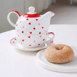 Maxbell Ceramic Tea Kettle Reusable Chinese Tea Pot for Restaurant Kitchen Household