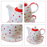 Maxbell Ceramic Tea Kettle Reusable Chinese Tea Pot for Restaurant Kitchen Household