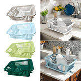 Maxbell Dish Rack Lightweight Versatile Storage Shelf for Dishes for Counter Cabinet White