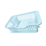 Maxbell Dish Rack Lightweight Versatile Storage Shelf for Dishes for Counter Cabinet Blue