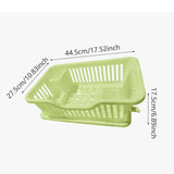 Maxbell Dish Rack Lightweight Versatile Storage Shelf for Dishes for Counter Cabinet Light Green