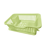 Maxbell Dish Rack Lightweight Versatile Storage Shelf for Dishes for Counter Cabinet Light Green