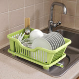 Maxbell Dish Rack Lightweight Versatile Storage Shelf for Dishes for Counter Cabinet Light Green