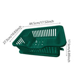 Maxbell Dish Rack Lightweight Versatile Storage Shelf for Dishes for Counter Cabinet Dark Green