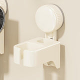 Maxbell Wall Mount Hair Dryer Holder Hair Tool Organizer for  Barber White
