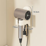 Maxbell Wall Mount Hair Dryer Holder Hair Tool Organizer for  Barber White