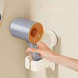 Maxbell Wall Mount Hair Dryer Holder Hair Tool Organizer for  Barber White
