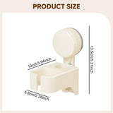 Maxbell Wall Mount Hair Dryer Holder Hair Tool Organizer for  Barber White