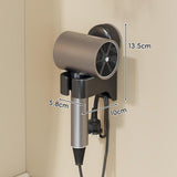 Maxbell Wall Mount Hair Dryer Holder Hair Tool Organizer for  Barber Gray