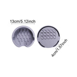 Maxbell Kitchen Sink Sponge Holder Silicone Dish Sponge Tray for Cafe Home Use Gray