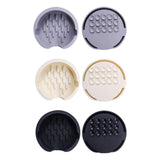 Maxbell Kitchen Sink Sponge Holder Silicone Dish Sponge Tray for Cafe Home Use Gray
