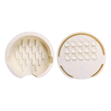 Maxbell Kitchen Sink Sponge Holder Silicone Dish Sponge Tray for Cafe Home Use White