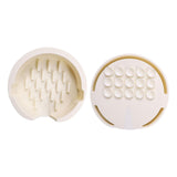 Maxbell Kitchen Sink Sponge Holder Silicone Dish Sponge Tray for Cafe Home Use White