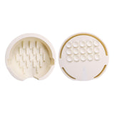 Maxbell Kitchen Sink Sponge Holder Silicone Dish Sponge Tray for Cafe Home Use White