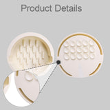 Maxbell Kitchen Sink Sponge Holder Silicone Dish Sponge Tray for Cafe Home Use White