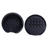 Maxbell Kitchen Sink Sponge Holder Silicone Dish Sponge Tray for Cafe Home Use Black