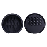 Maxbell Kitchen Sink Sponge Holder Silicone Dish Sponge Tray for Cafe Home Use Black