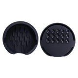 Maxbell Kitchen Sink Sponge Holder Silicone Dish Sponge Tray for Cafe Home Use Black