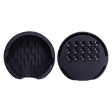 Maxbell Kitchen Sink Sponge Holder Silicone Dish Sponge Tray for Cafe Home Use Black