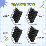 Maxbell 2x Rubber Anti Vibration Pads Air Conditioner Support Feet Mats thick 4.2cm