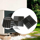 Maxbell 2x Rubber Anti Vibration Pads Air Conditioner Support Feet Mats thick 6.4cm