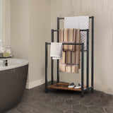 Freestanding Towel Rack Space Saving Towel Stand for Bedroom Hotel Household