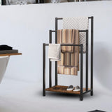 Freestanding Towel Rack Space Saving Towel Stand for Bedroom Hotel Household