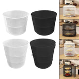 Maxbell Food Cover Rack Space Saving Multi Tier Organizer for BBQ Restaurant Camping white 2 tier