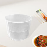 Maxbell Food Cover Rack Space Saving Multi Tier Organizer for BBQ Restaurant Camping white 2 tier