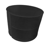 Maxbell Food Cover Rack Space Saving Multi Tier Organizer for BBQ Restaurant Camping black 2 tier