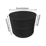 Maxbell Food Cover Rack Space Saving Multi Tier Organizer for BBQ Restaurant Camping black 2 tier