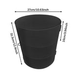 Maxbell Food Cover Rack Space Saving Multi Tier Organizer for BBQ Restaurant Camping black 3 tier