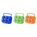 Maxbell 6 Grid Eggs Storage Box Dispenser Eggs Container for Home Backpacking Hiking Blue