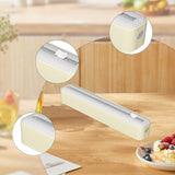 Maxbell Cling Film Wrap Dispenser Multifunctional Adjustable Baking Paper Dispensers Gray