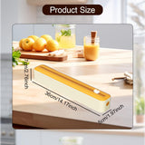 Maxbell Cling Film Wrap Dispenser Multifunctional Adjustable Baking Paper Dispensers Yellow