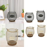 Maxbell Coffee Pod Holder Metal Coffee Pod Storage Basket for Office Countertop Room 14.5cmx15.5cm Blue Black