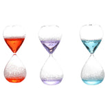 Maxbell Bubble Singing Hourglass Timer Decorative Handmade Office Bubble Glass Timer Red