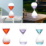 Maxbell Bubble Singing Hourglass Timer Decorative Handmade Office Bubble Glass Timer Red