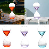 Maxbell Bubble Singing Hourglass Timer Decorative Handmade Office Bubble Glass Timer Red