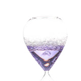 Maxbell Bubble Singing Hourglass Timer Decorative Handmade Office Bubble Glass Timer Violet