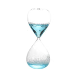 Maxbell Bubble Singing Hourglass Timer Decorative Handmade Office Bubble Glass Timer Blue