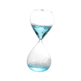 Maxbell Bubble Singing Hourglass Timer Decorative Handmade Office Bubble Glass Timer Blue