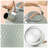 Maxbell Whistling Kettle 3L Sounding Kettle Stovetop Kettle for Kitchen Dorm Camping