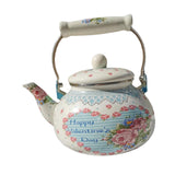 Maxbell Enamel Tea Kettle Multiuse with Handle 2.5L Teapot for Party Restaurant Home Style C
